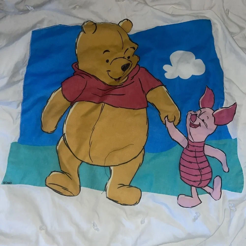 Handmade Winnie The Pooh‎ And Piglet Playmat Infant Baby 4x4' Tummy Time Floor